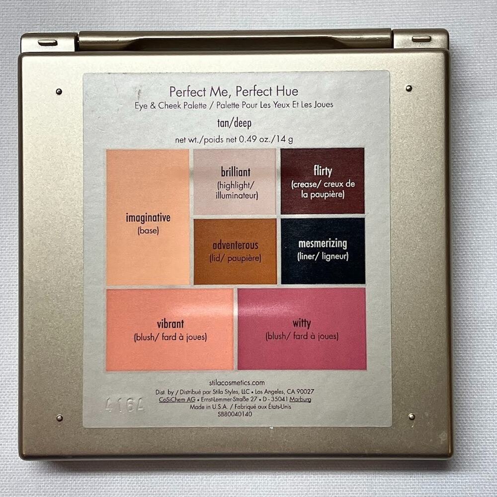 STILA Perfect Me, Perfect Hue Eye & Cheek Palette Tan/Deep - Picture 4 of 4